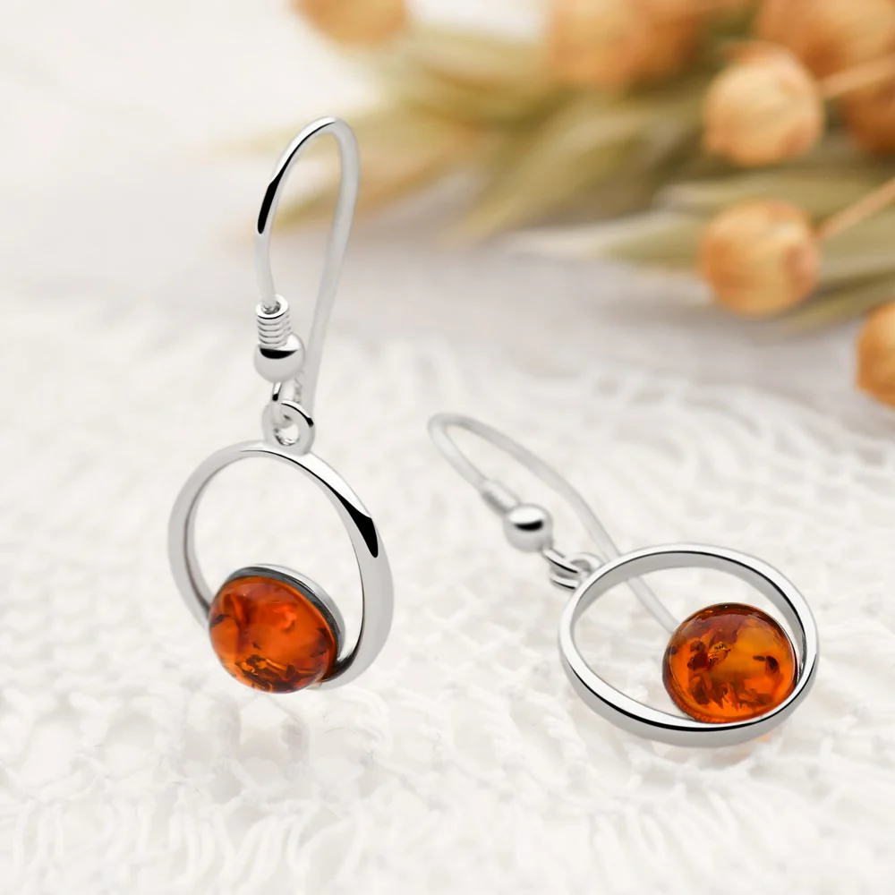 Macchiato Amber Earrings - Image 4
