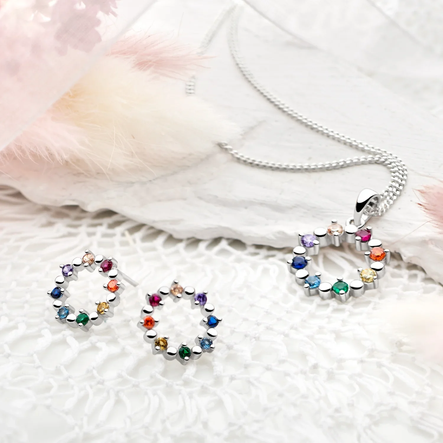 Magical Rainbow Halo Pendant - Image 4