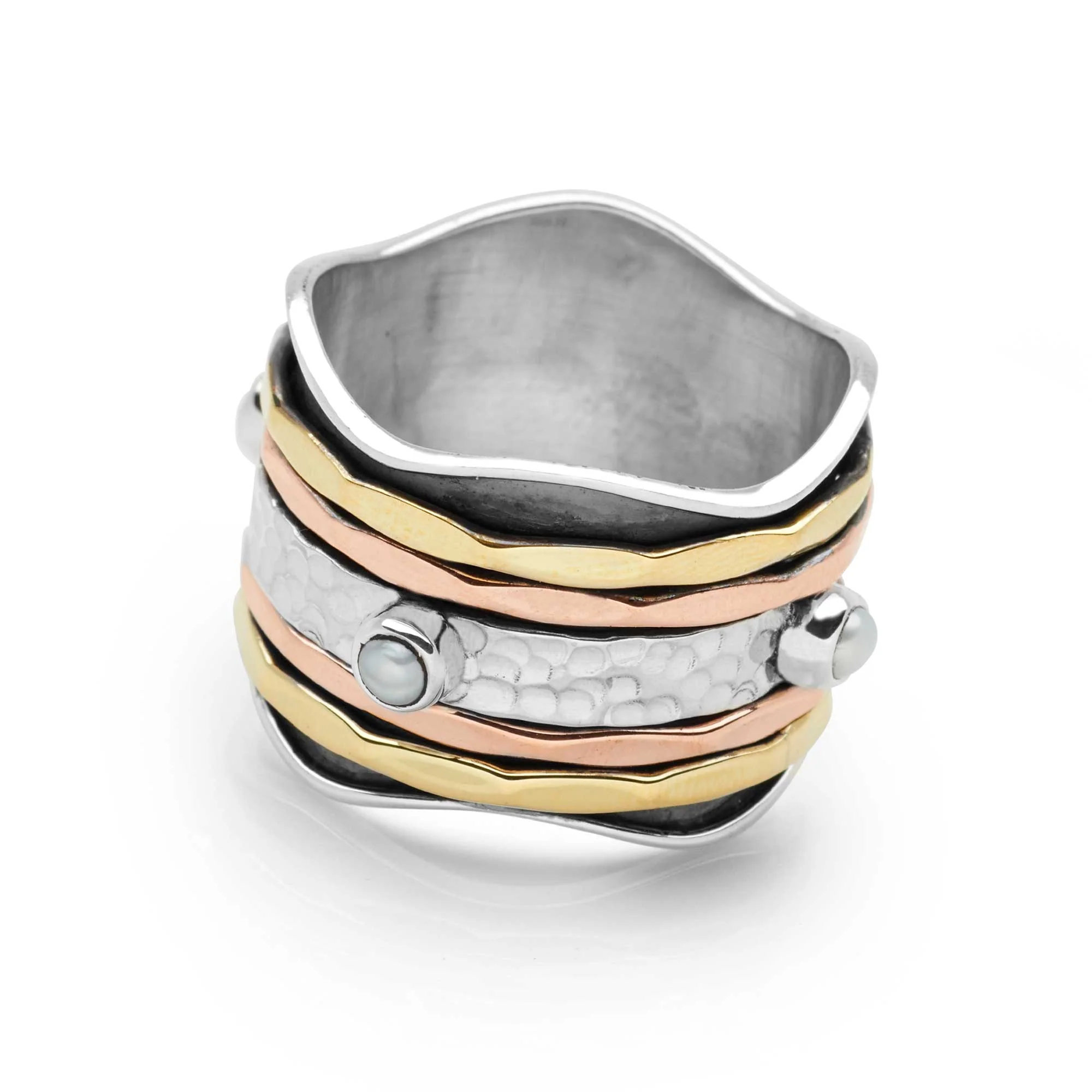 Majestic Pearl Spin Ring - Image 4
