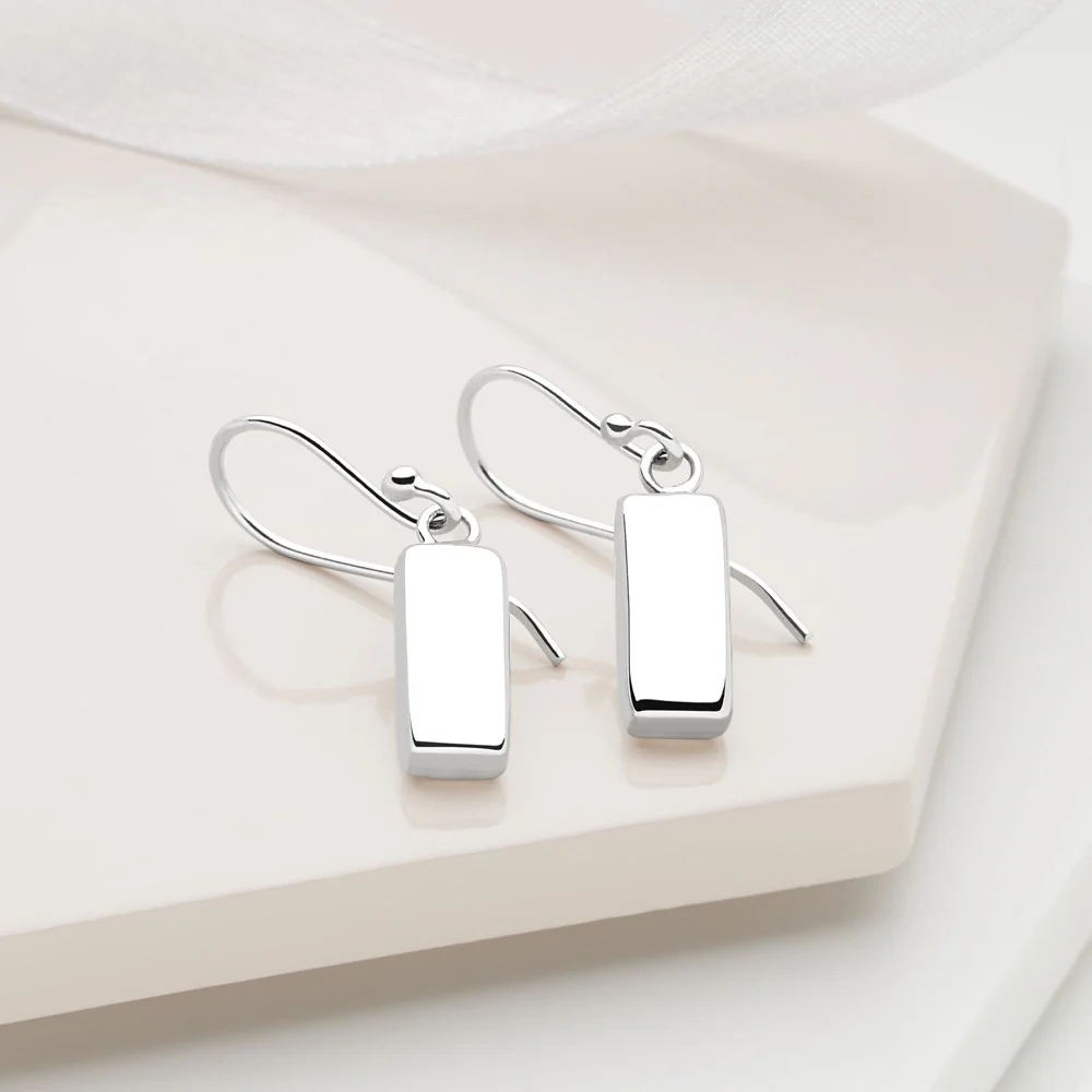 Metro Silver Earrings