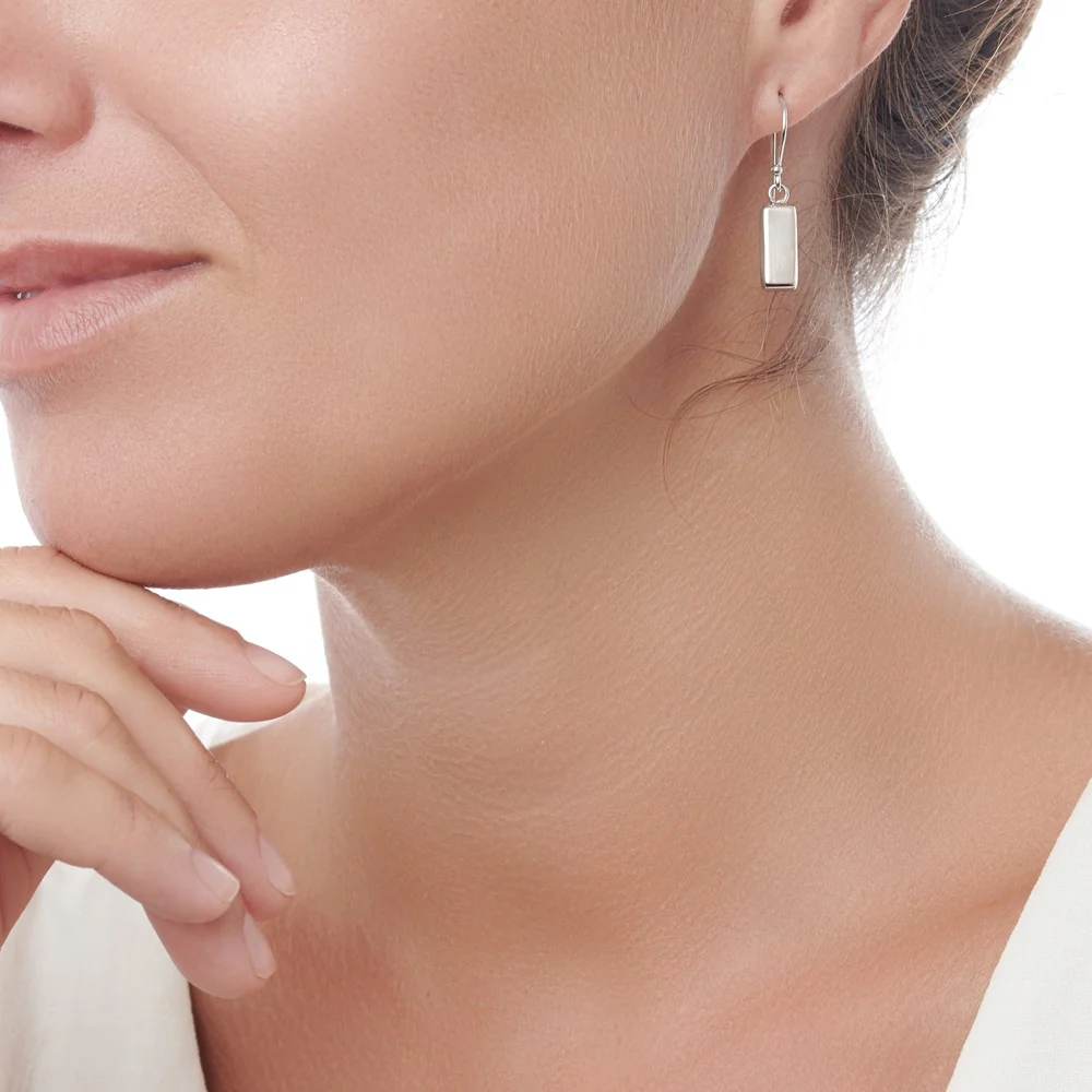 Metro Silver Earrings - Image 4