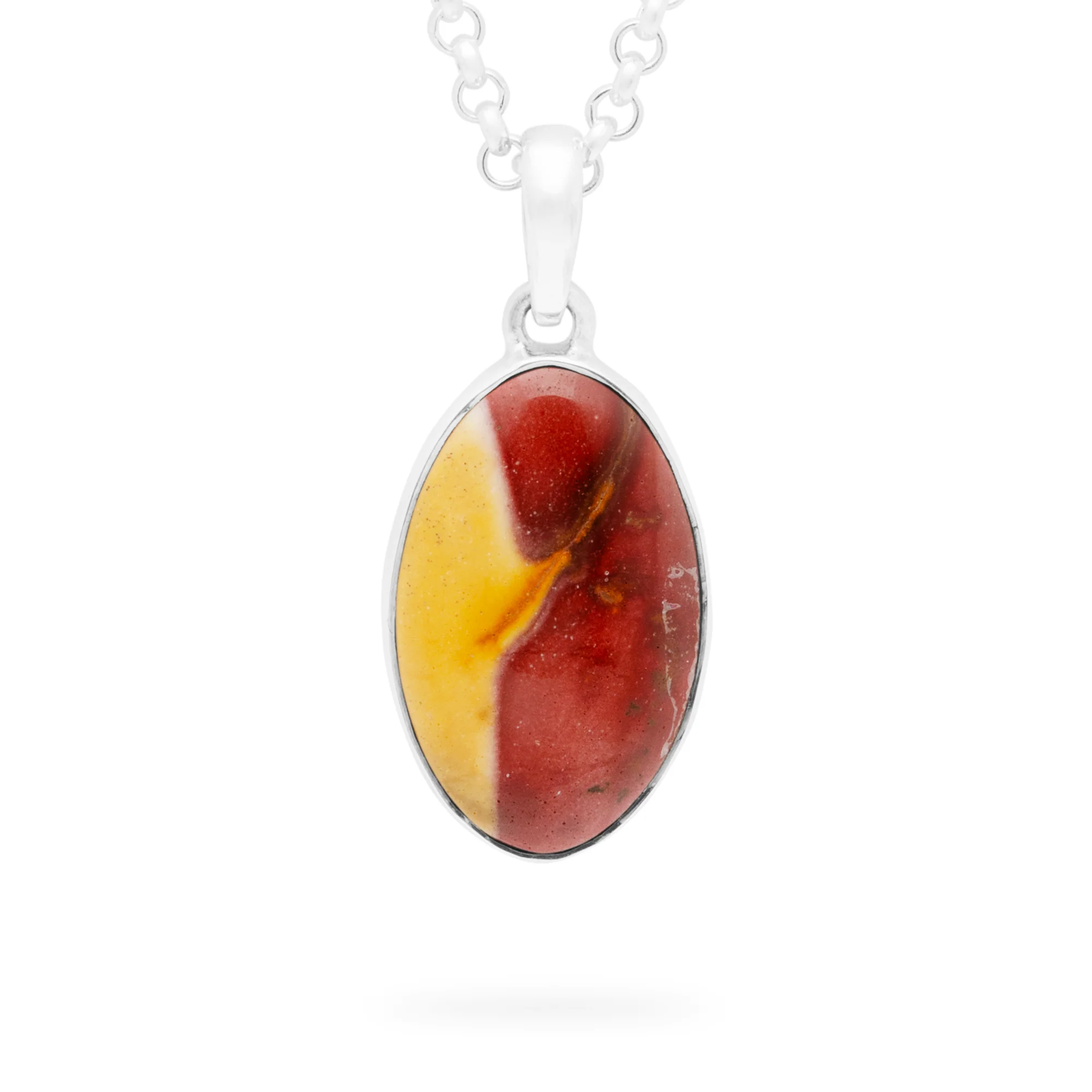 Mookaite Oval Pendant (B337P06)