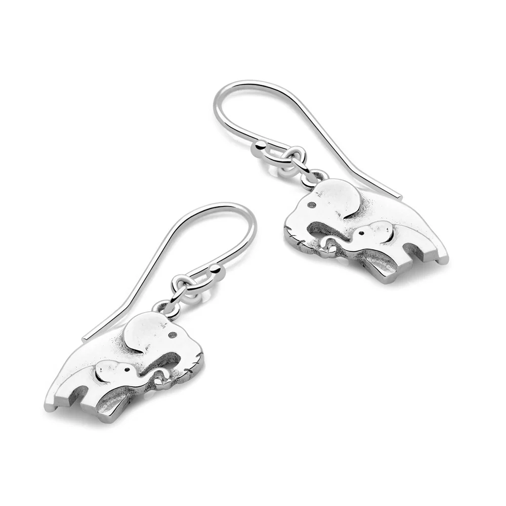 Mother & Baby Embrace Earrings - Image 4
