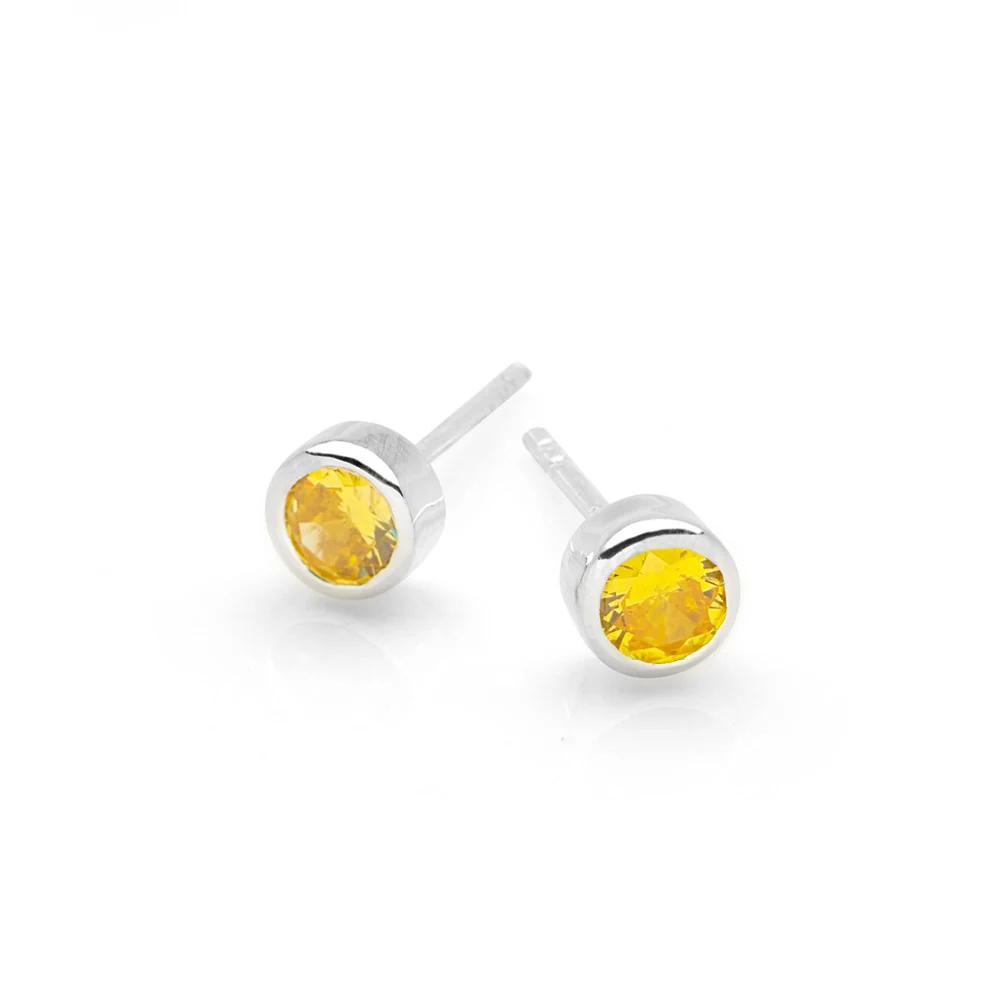 November Birthstone Studs