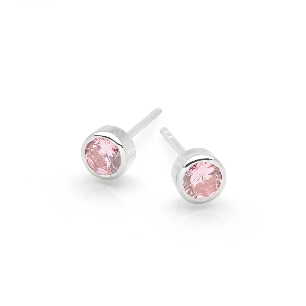 October Birthstone Studs