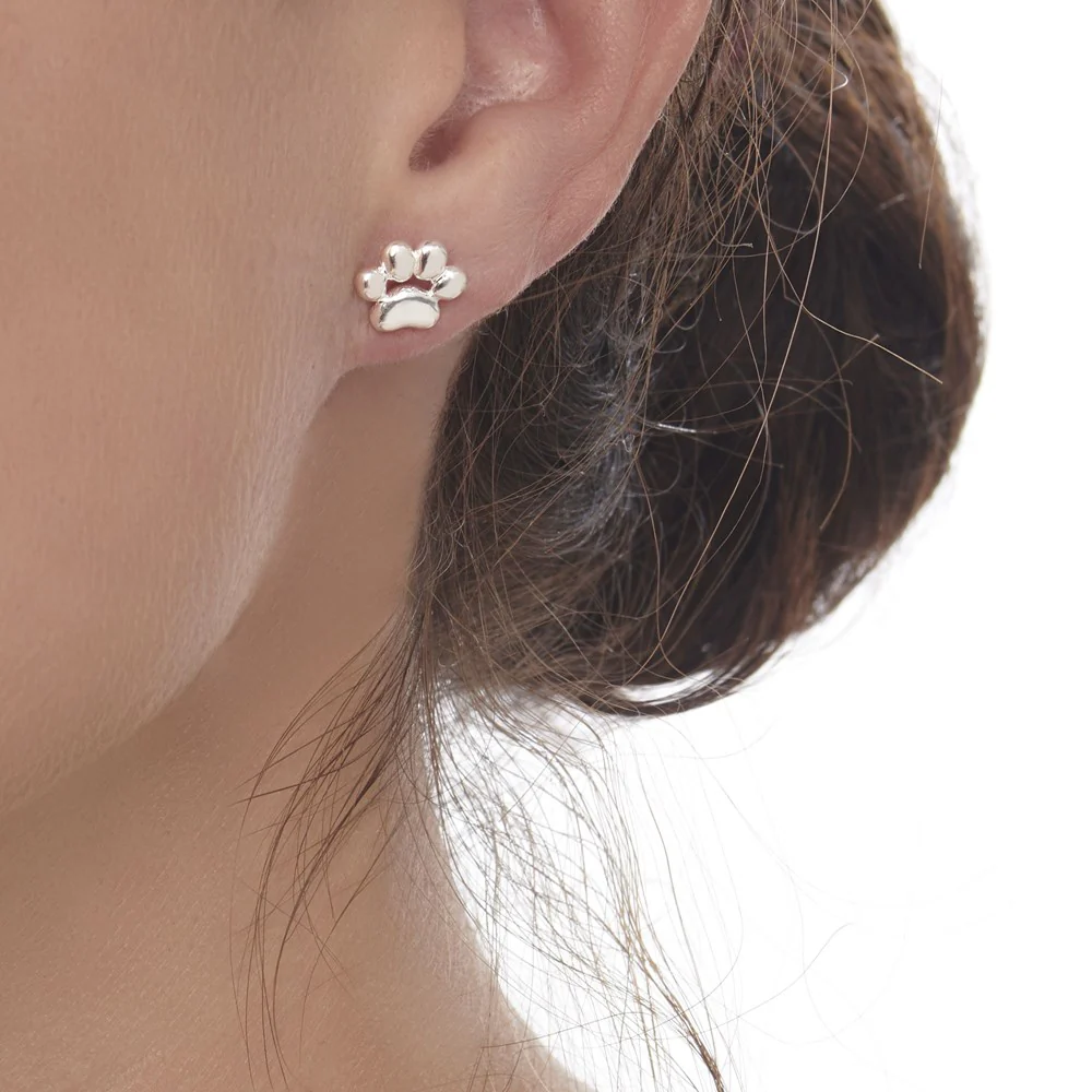 Patter of Paws Silver Earrings - Image 4