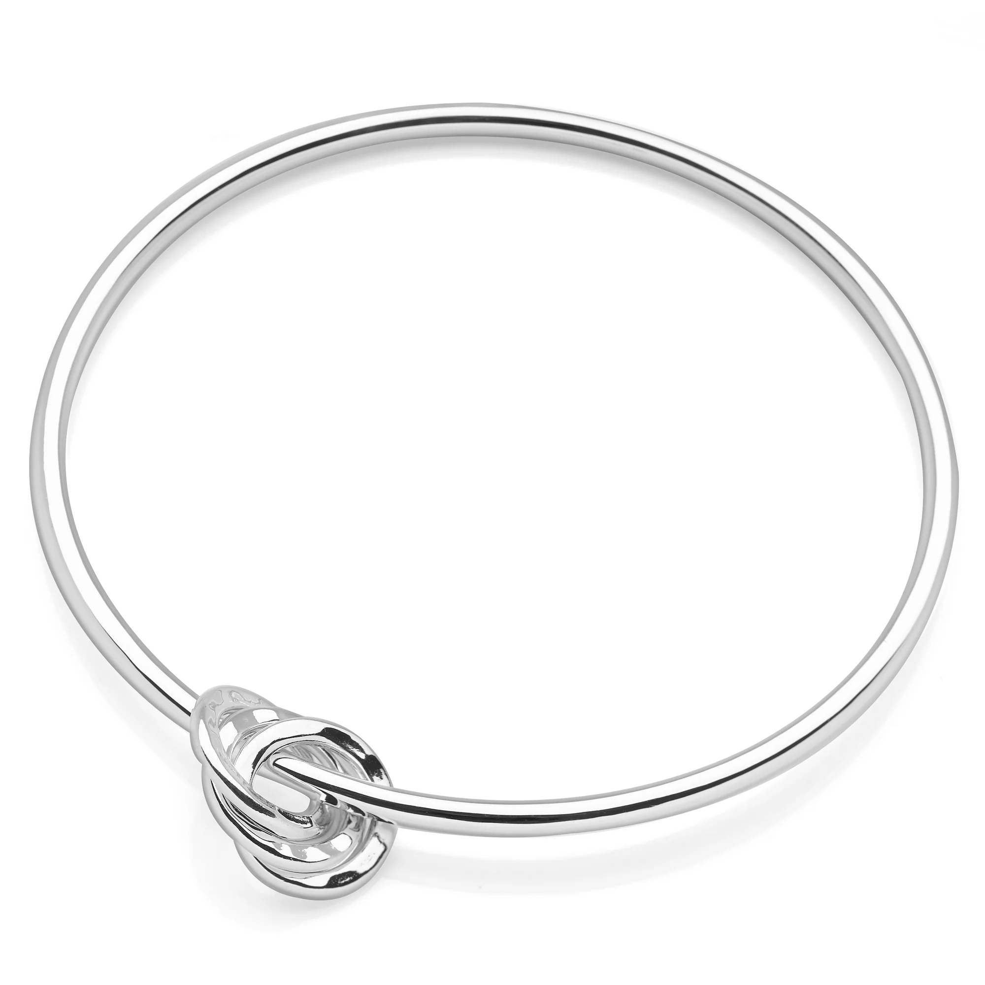 Personalised Silver Russian Rings Bangle - Image 3