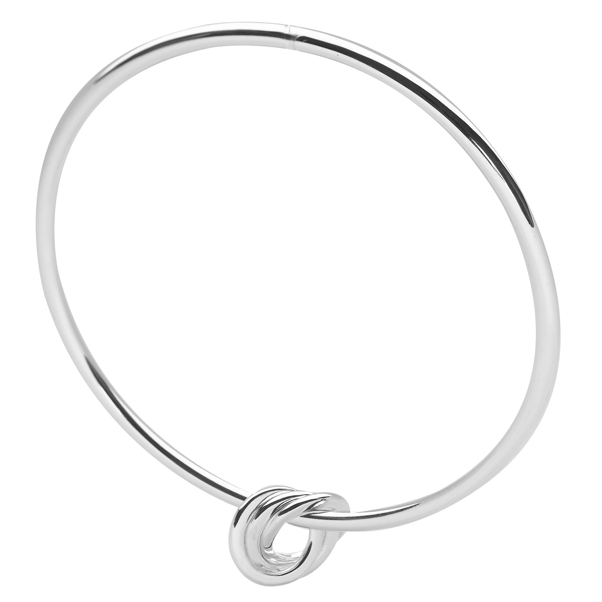 Personalised Silver Russian Rings Bangle - Image 4