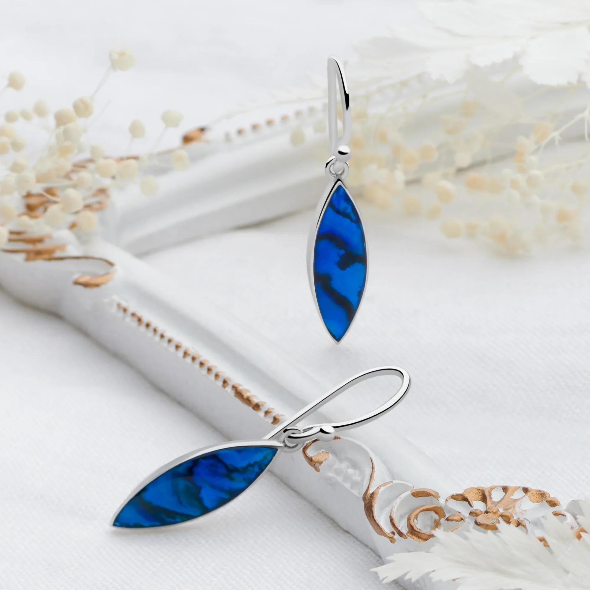 Royal Blue Earrings - Image 2