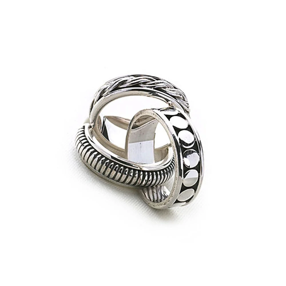 Sanur Silver Toe Rings Set - Image 4