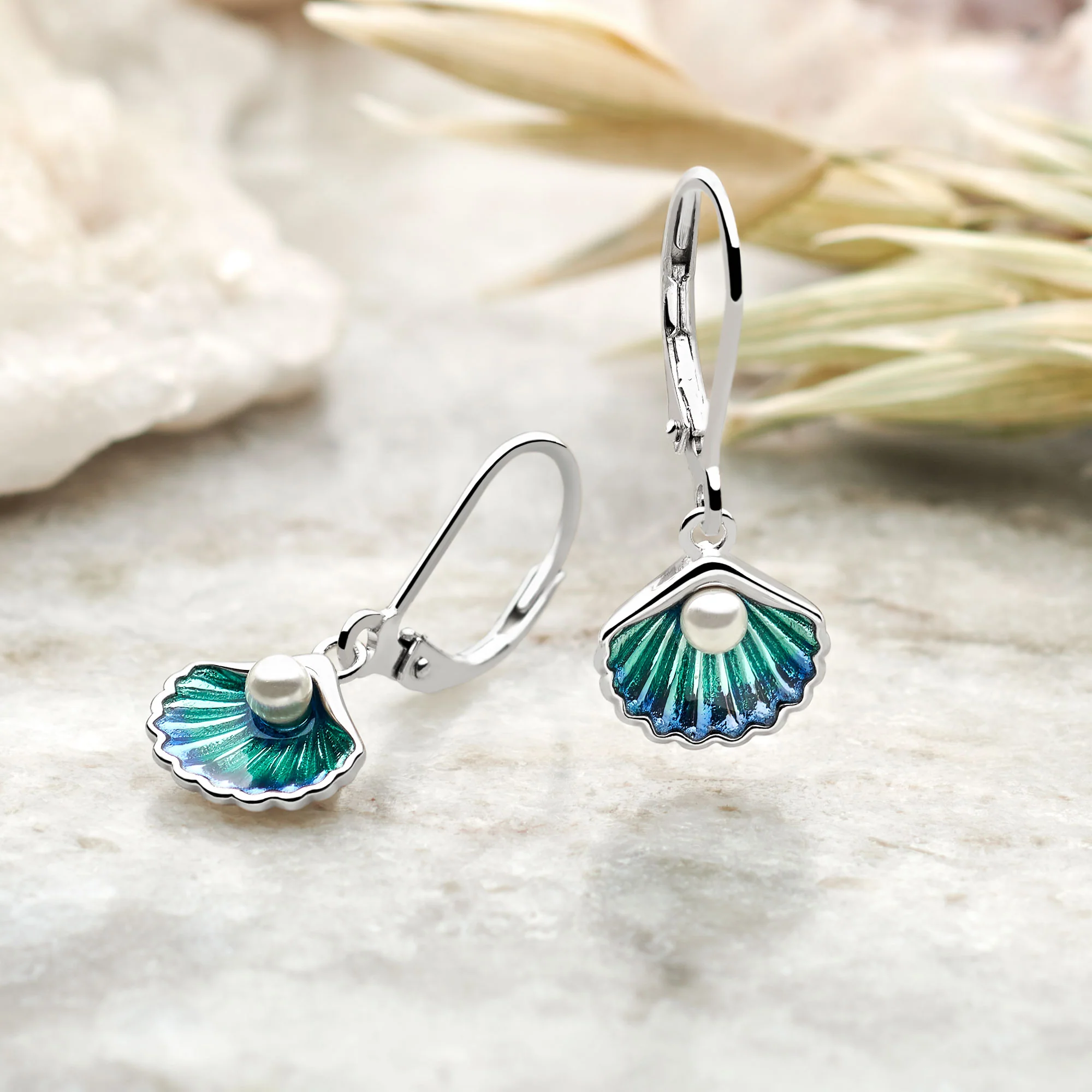 Secret Sea Shell Earrings - Image 3