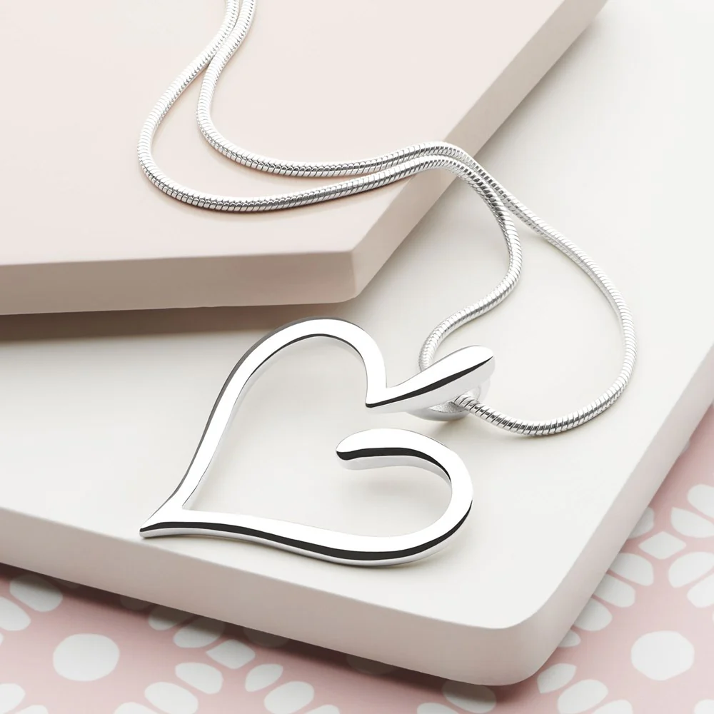 Love Heart Swirl Silver Set - Image 3