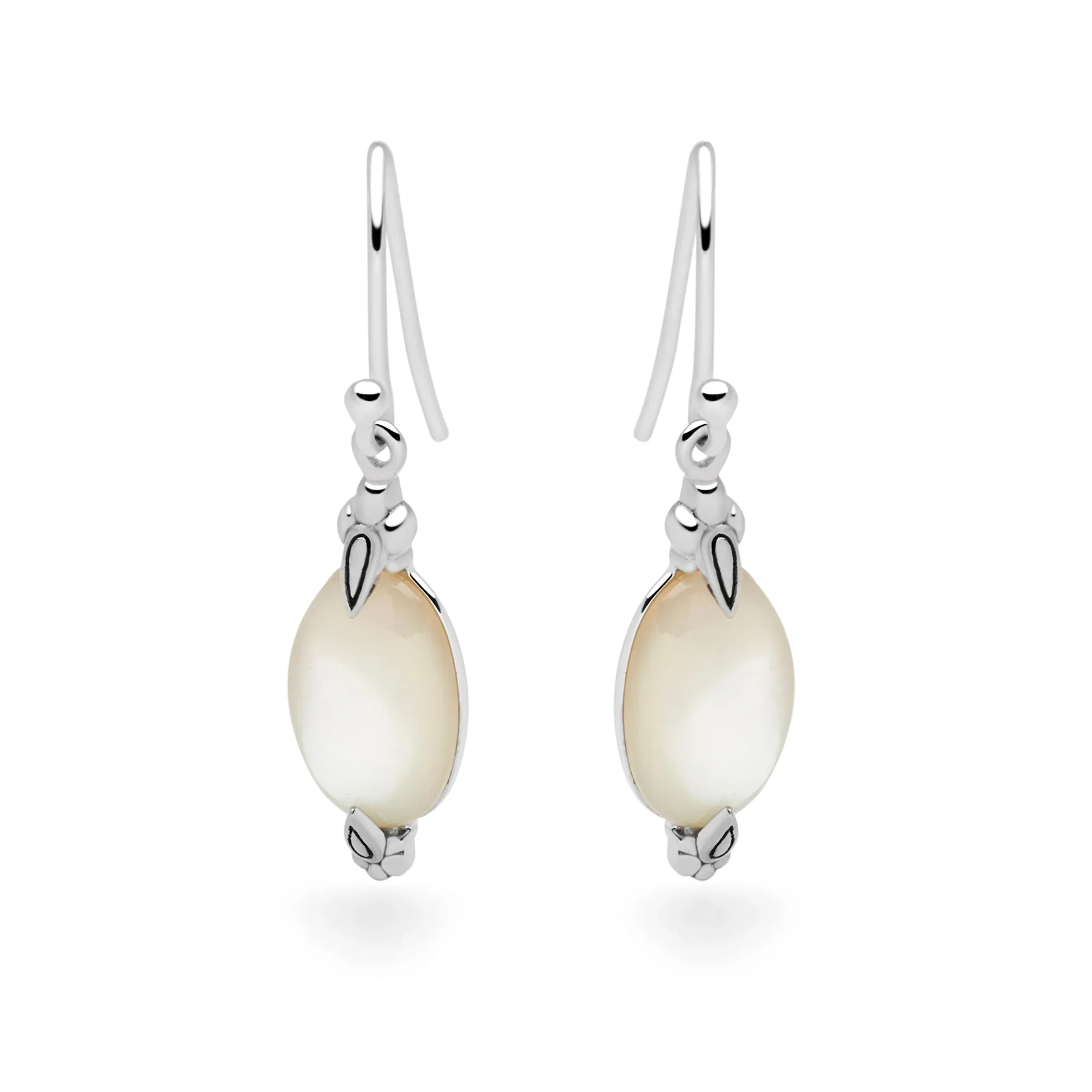 Mother of Pearl Shimmer Earrings - Image 3