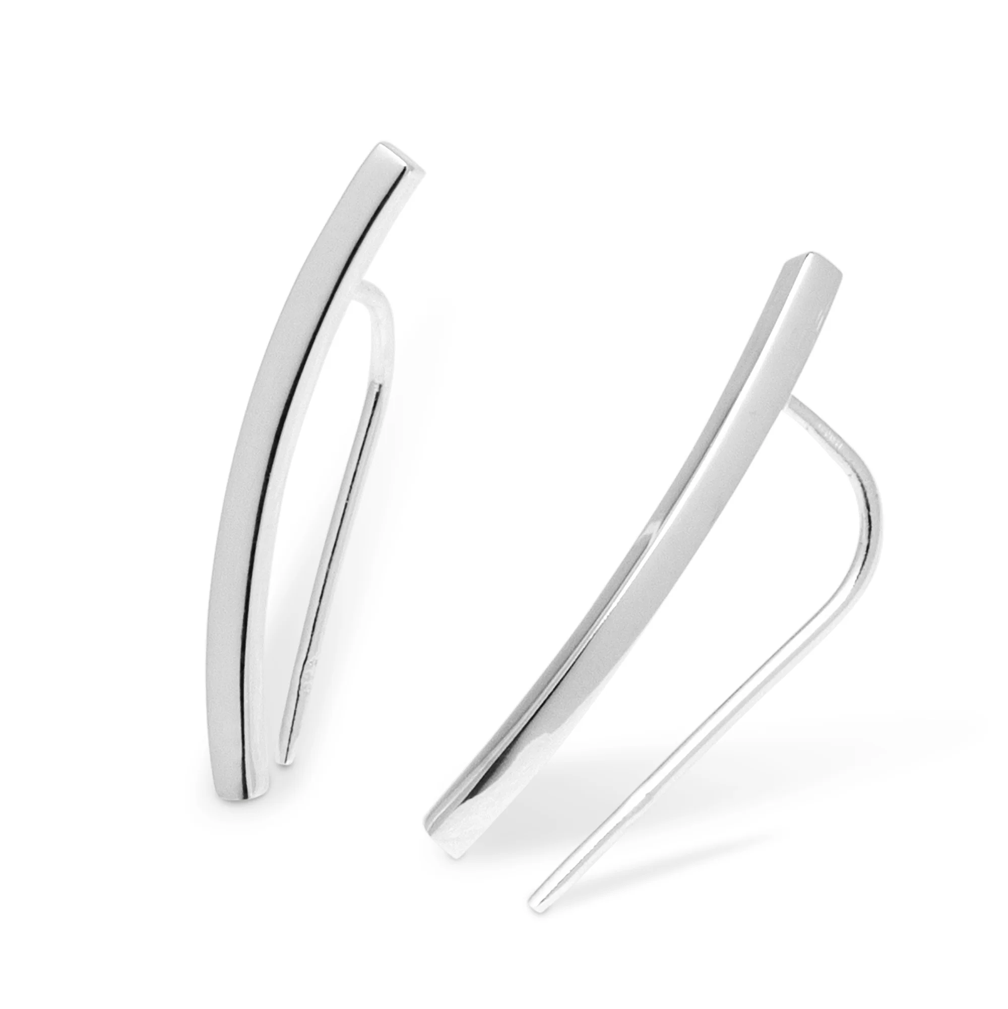 Silver Climber Earrings - Image 2