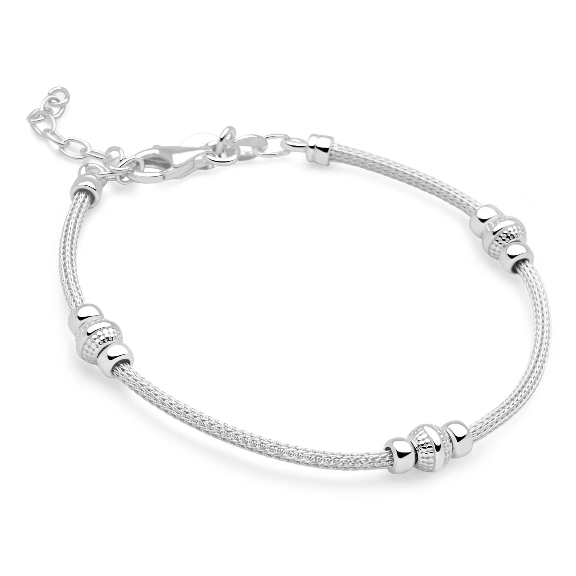 Silver Boule Bracelet - Image 3