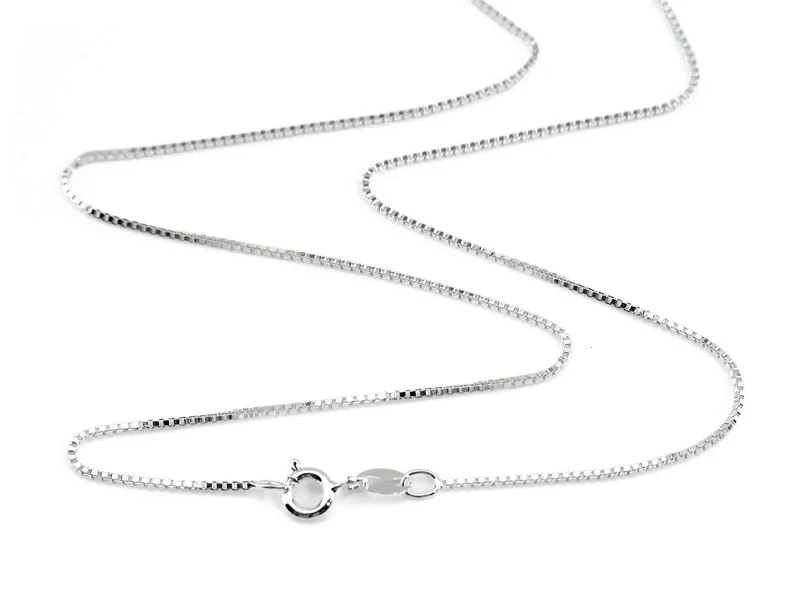 Silver Box Chain 1.00mm