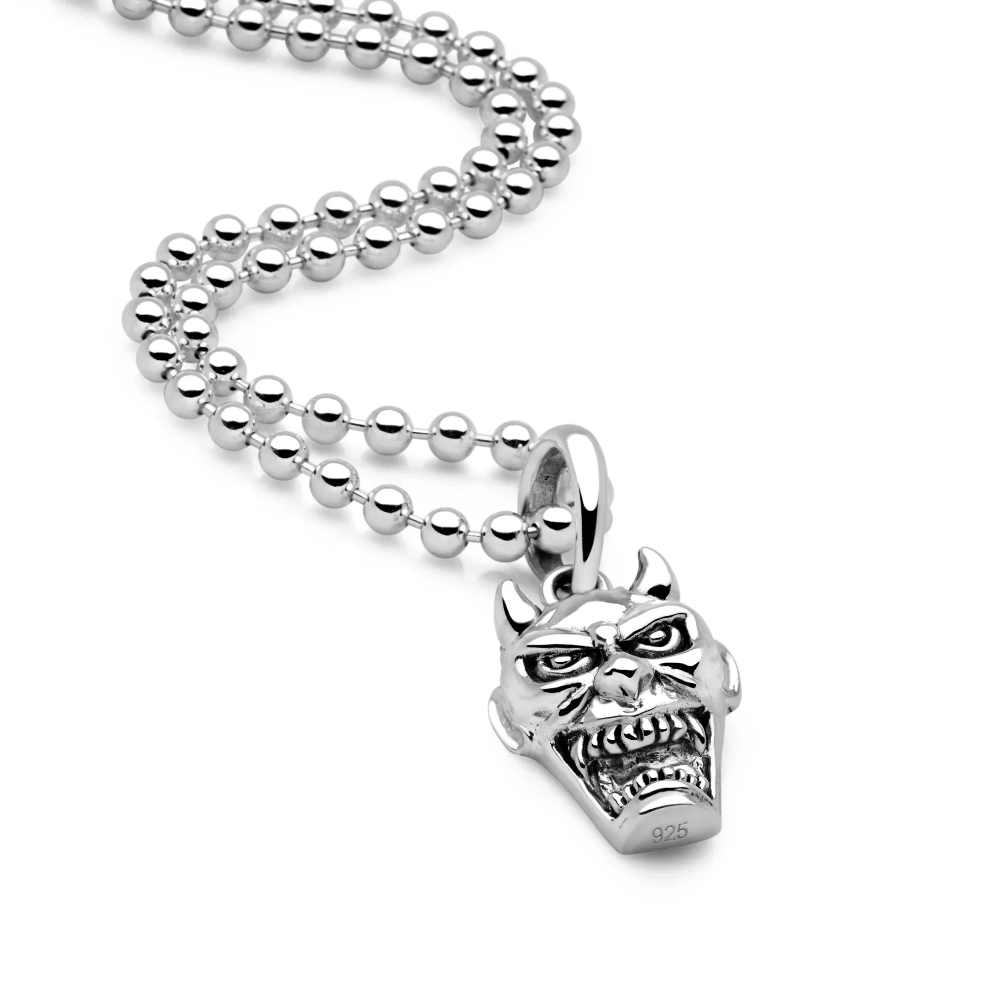 Silver Devil Pendant - Image 3