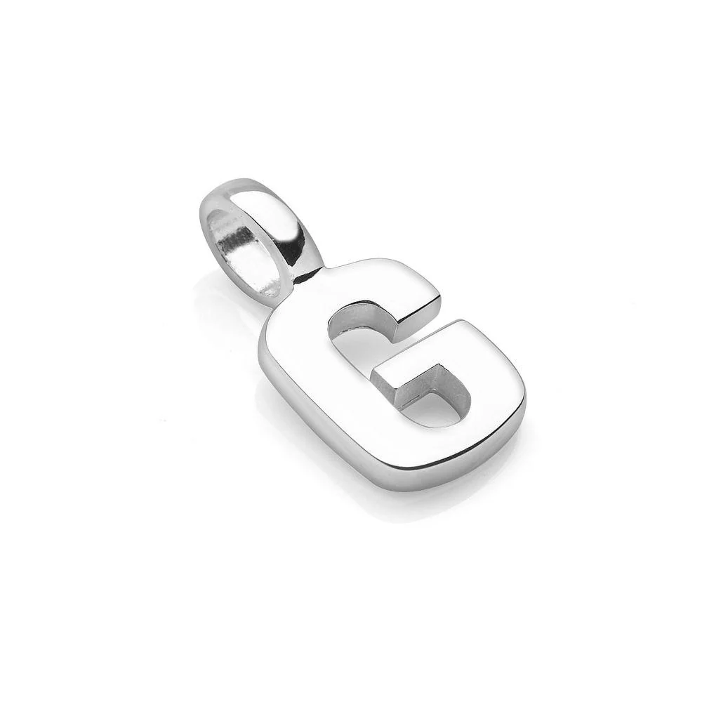 Silver Initial ID Pendant - Image 11