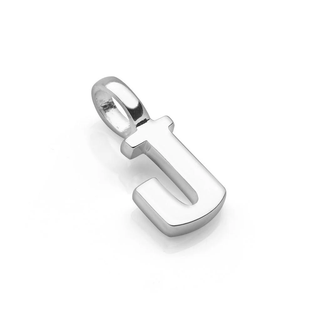 Silver Initial ID Pendant - Image 14