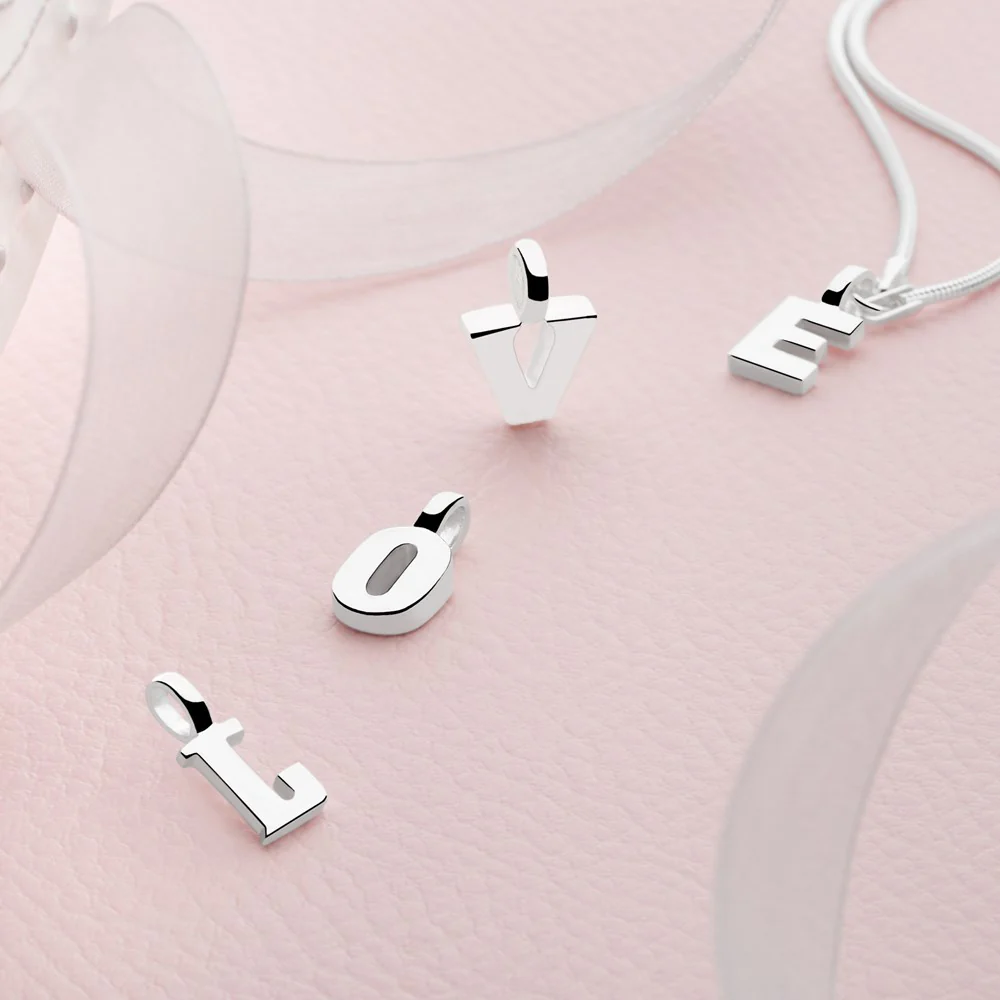 Silver Initial ID Pendant - Image 3