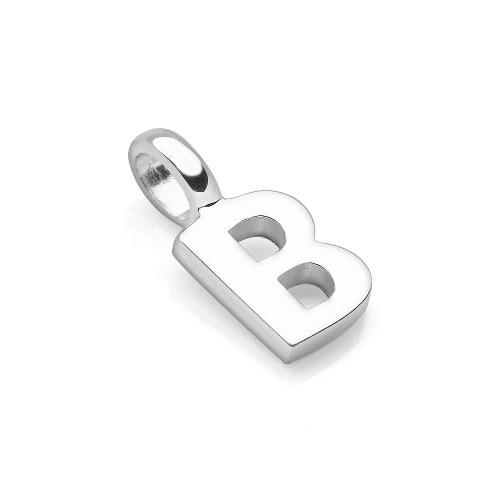 Silver Initial ID Pendant - Image 6