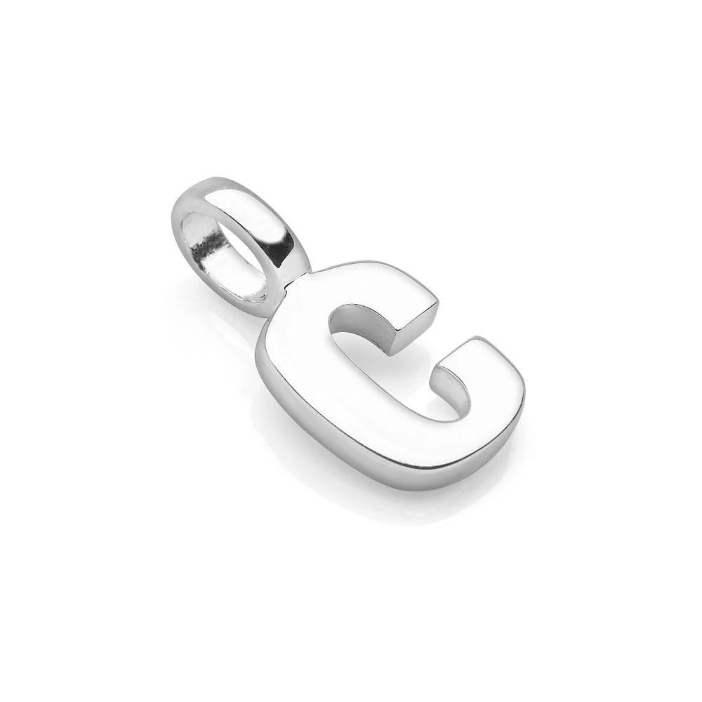 Silver Initial ID Pendant - Image 7