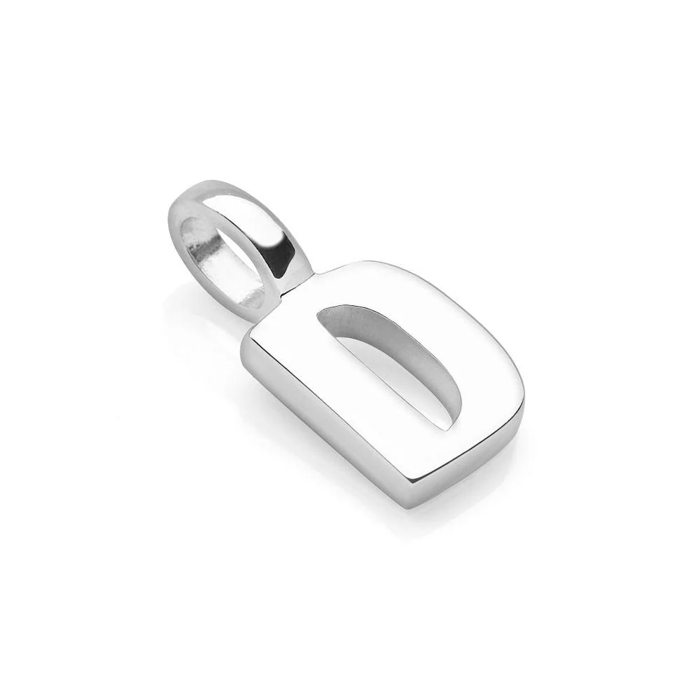 Silver Initial ID Pendant - Image 8