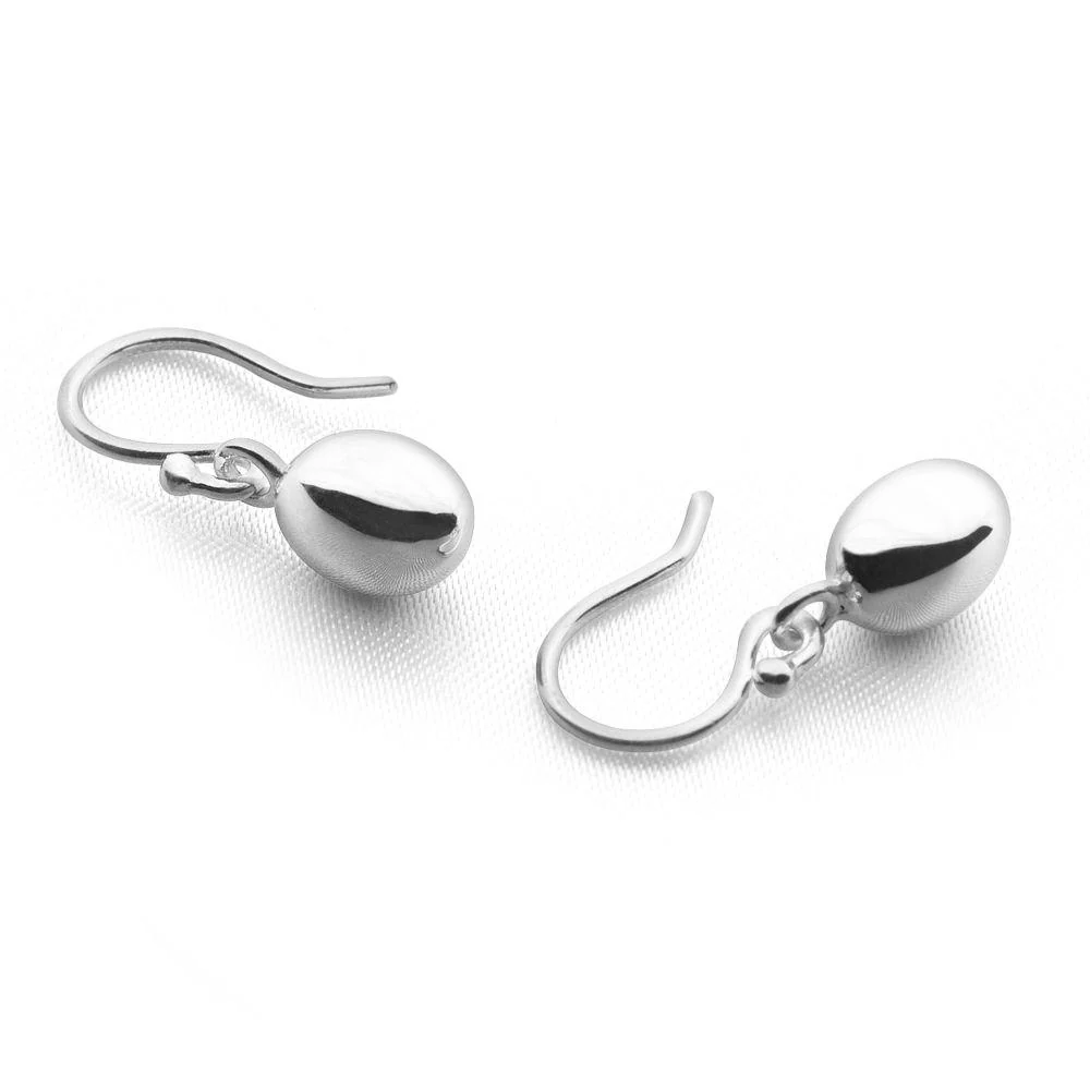 Silver Pearl Earrings - Image 6