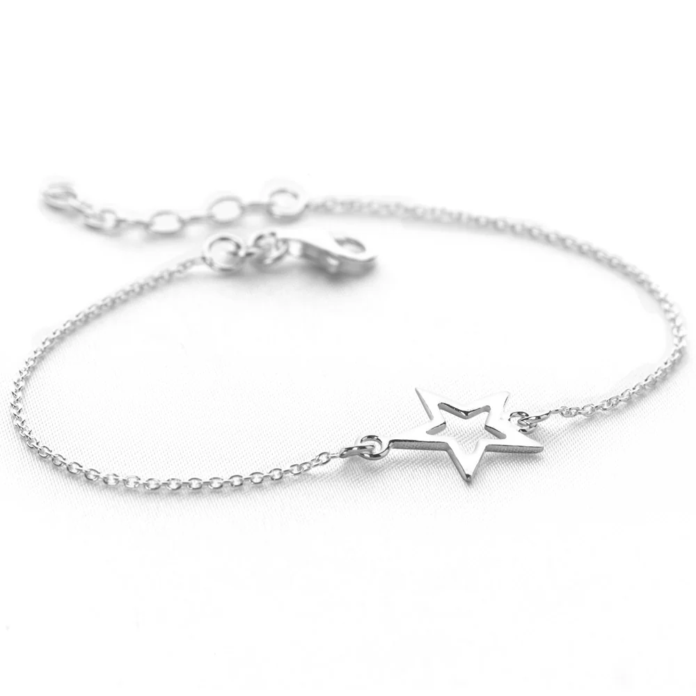 Silver Star Bracelet