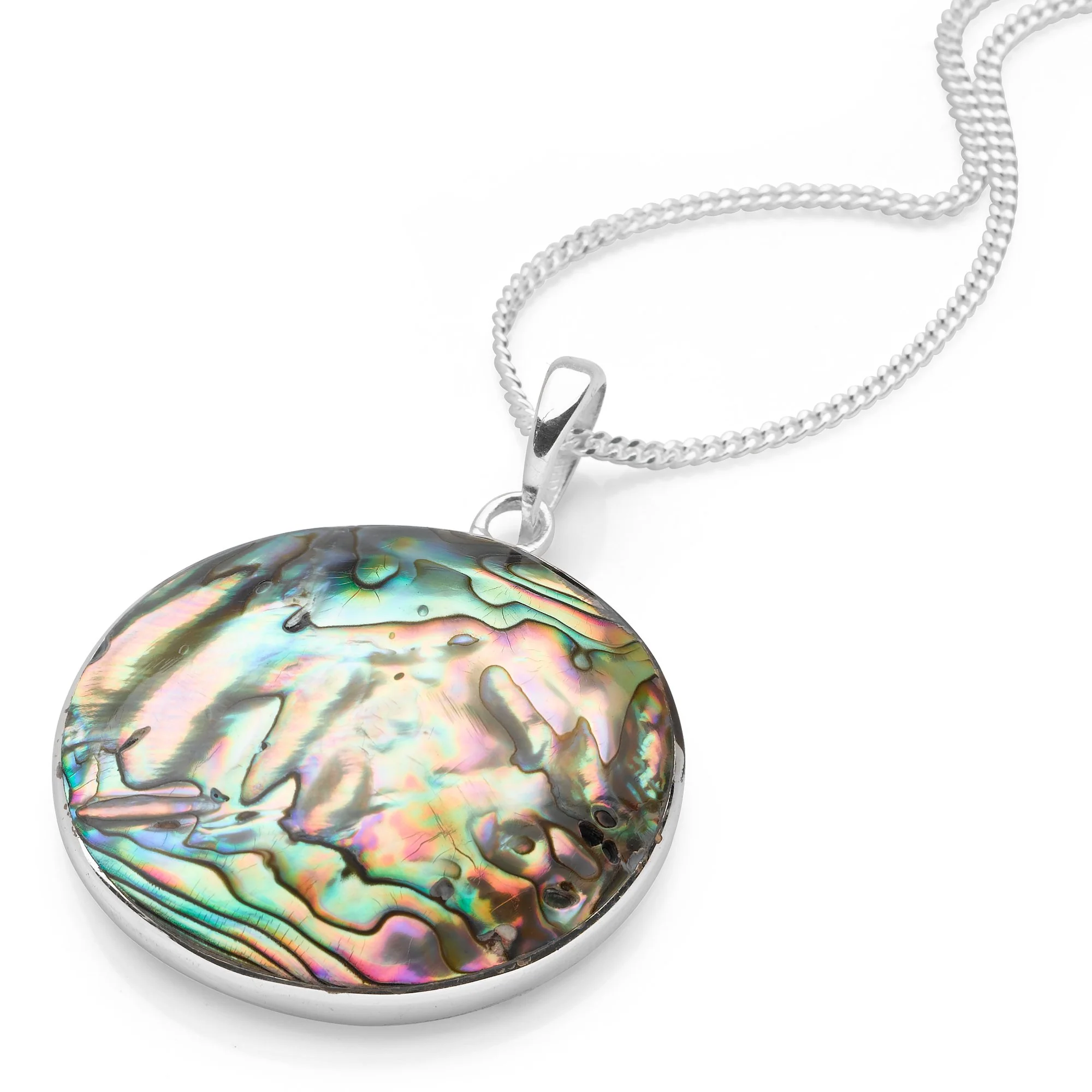 Silver Surf Curl Necklace - Image 3