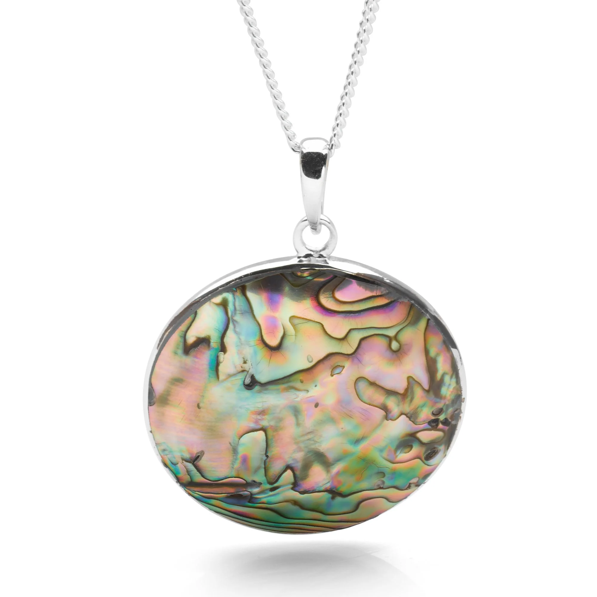 Silver Surf Curl Necklace - Image 4