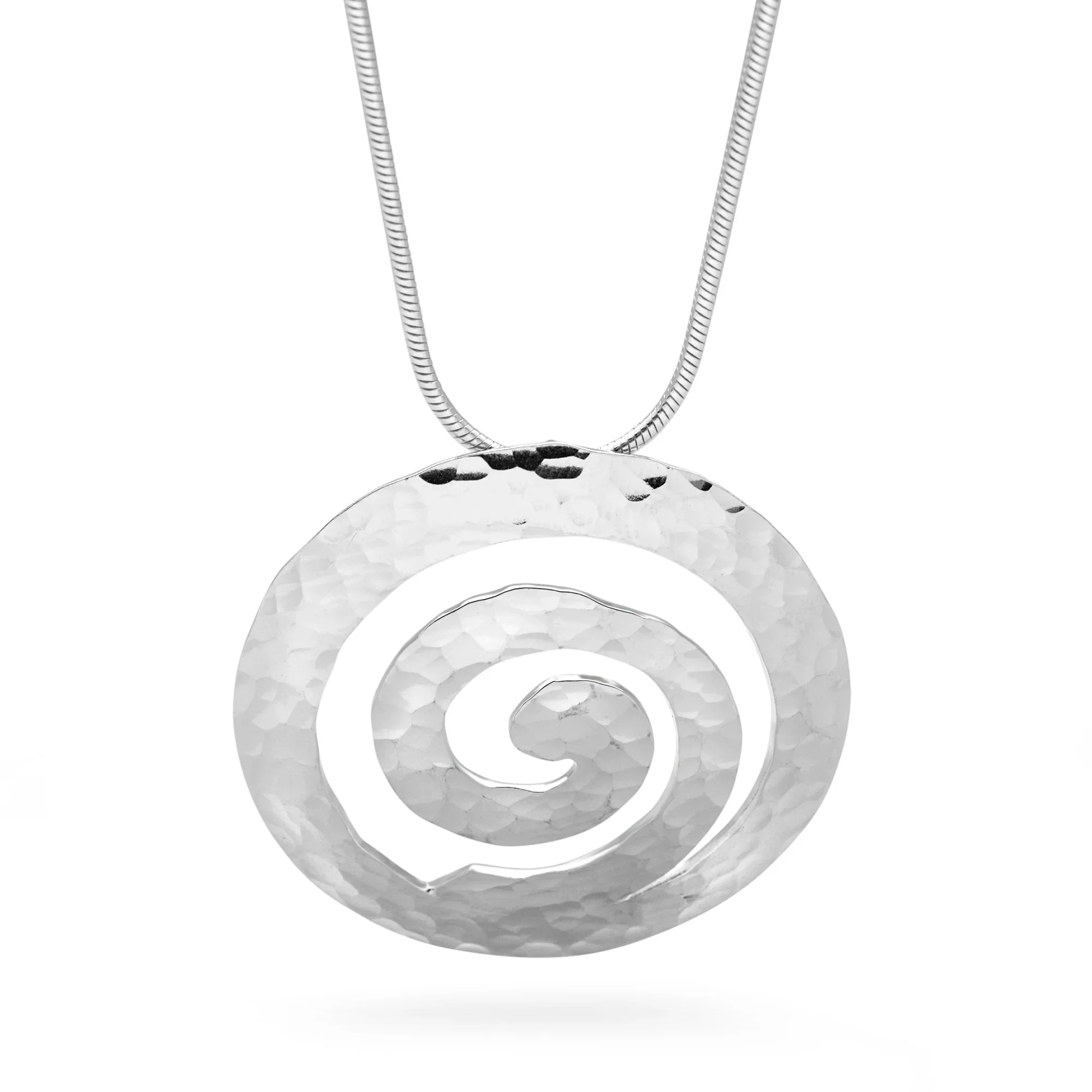 Silver Whirlpool Pendant - Image 4