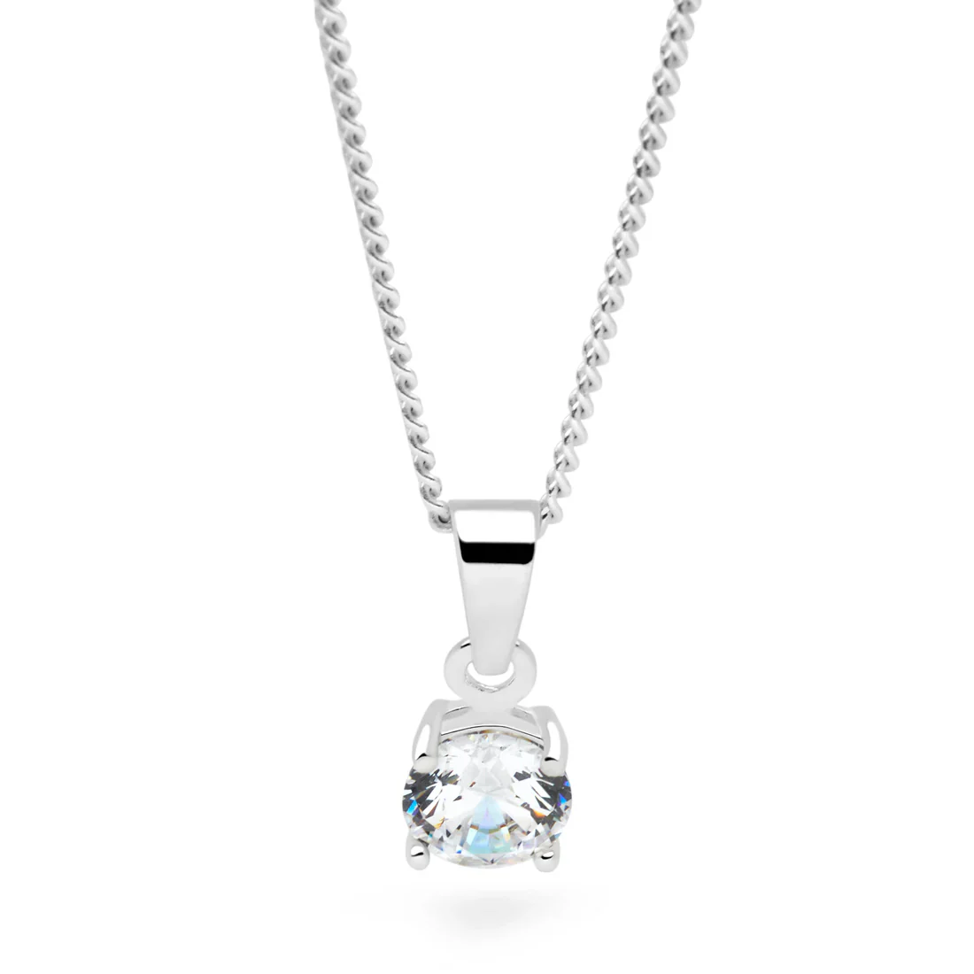 Solitaire Sparkling Pendant - Image 3