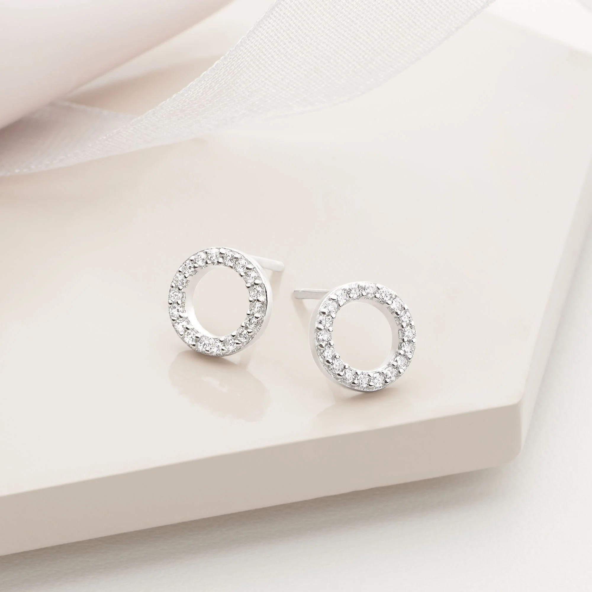 Sparkling Halo Studs - Image 3