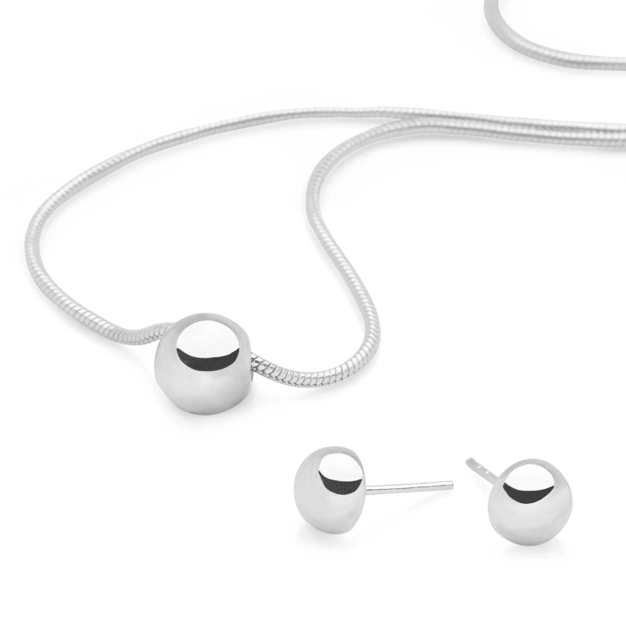 Stella Silver Pebble Set