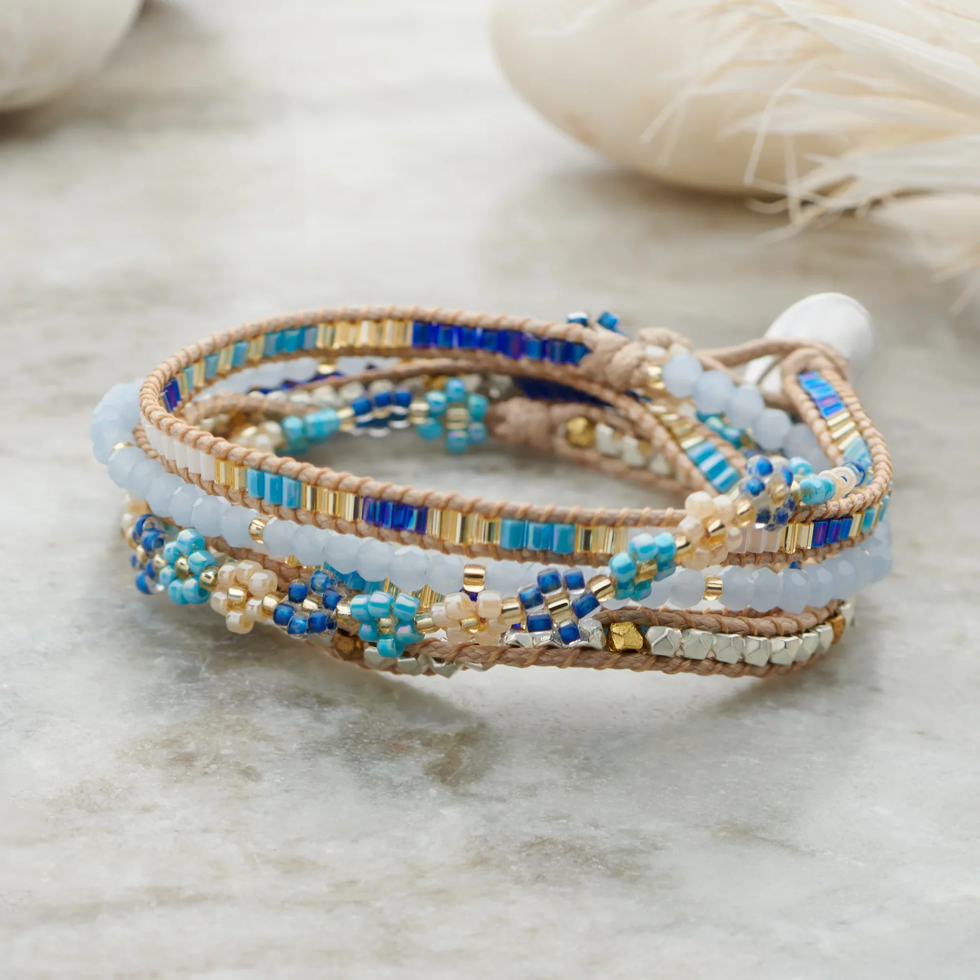 Summer Meadow Wrap Bracelet - Image 2