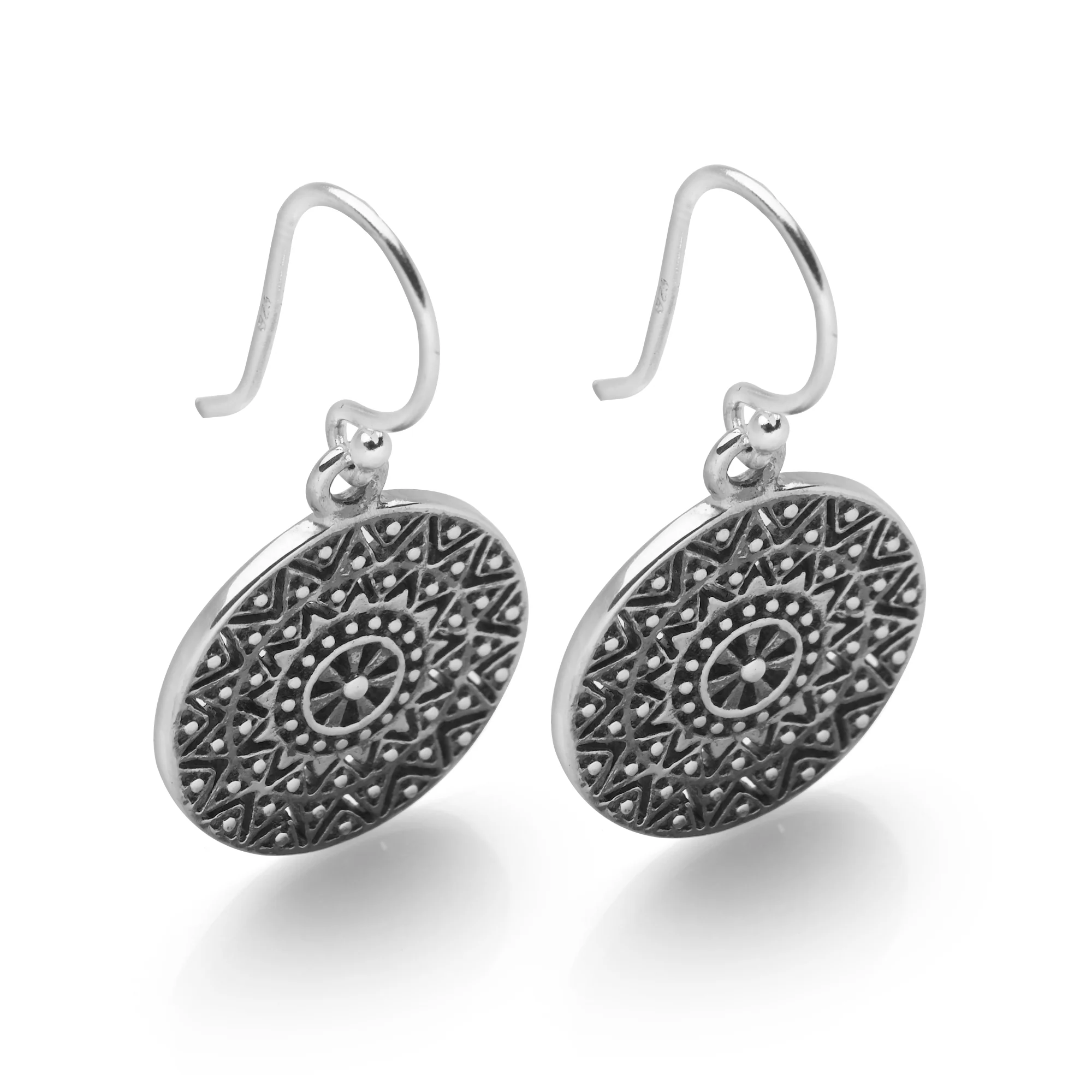 Sun Burst Mandala Earrings - Image 3