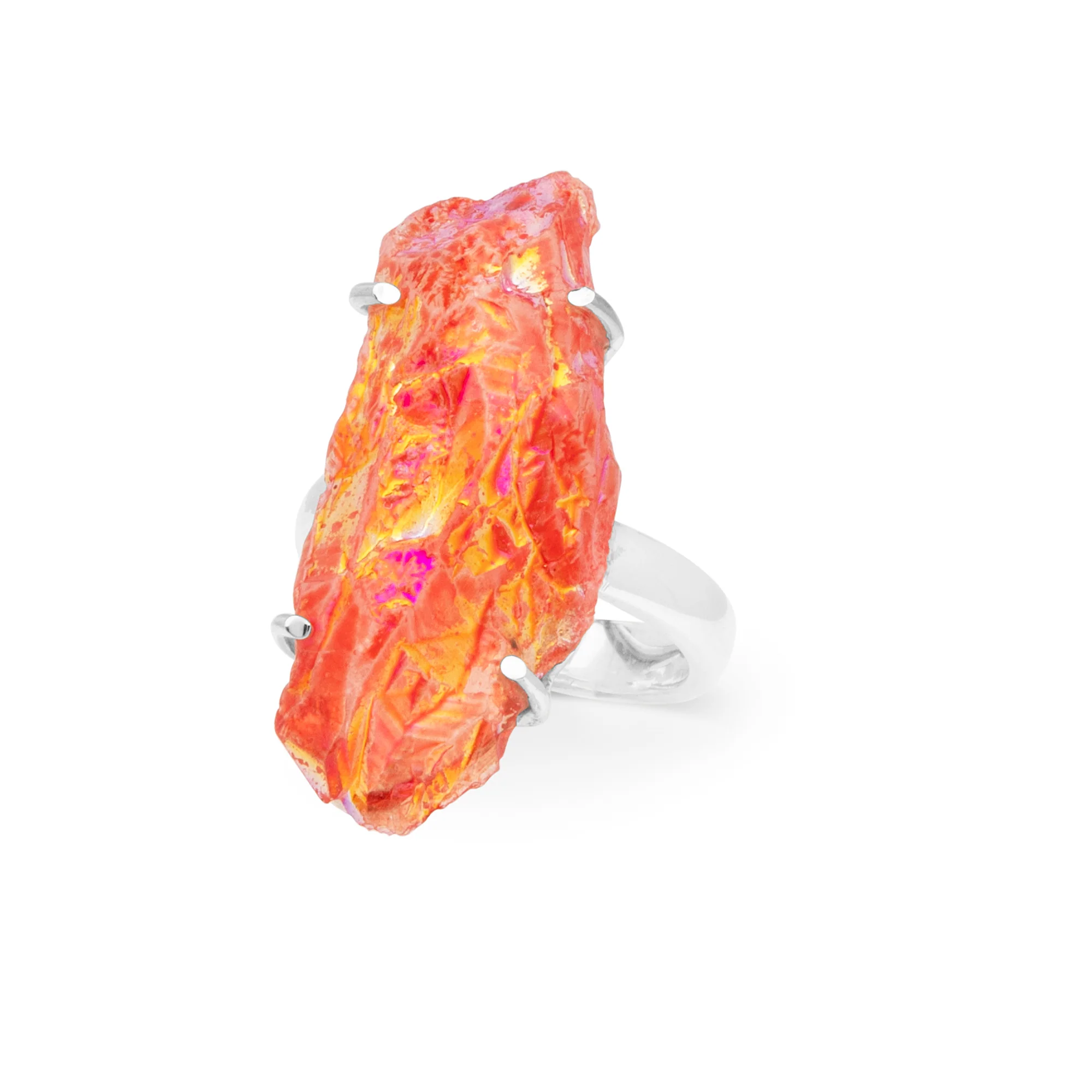 Titanium Druzy Ring (B329R15)