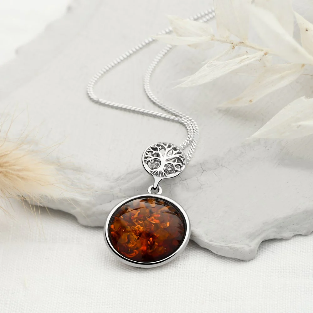 Tree of Life Amber Pendant - Image 4