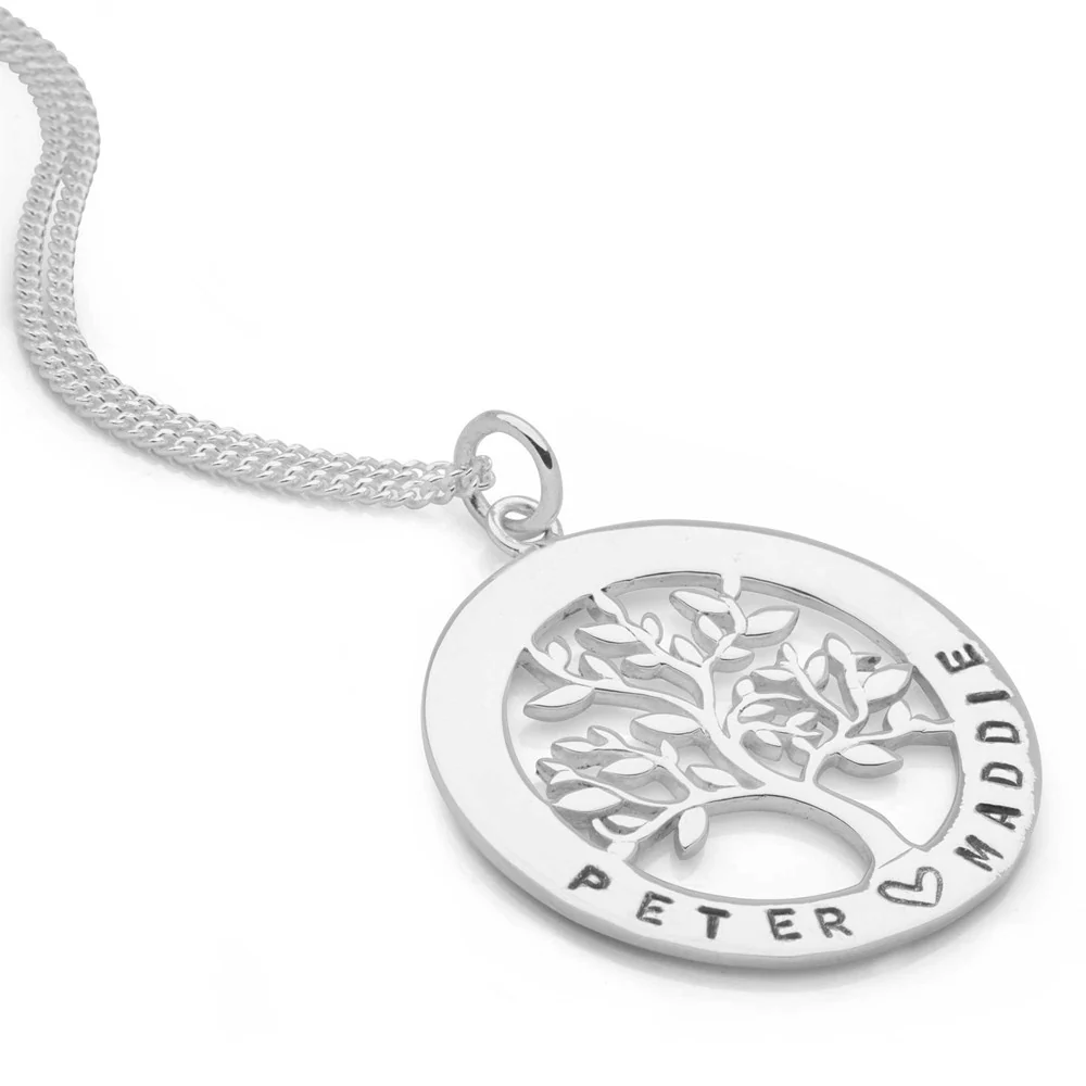 Tree of Life Personalised Pendant