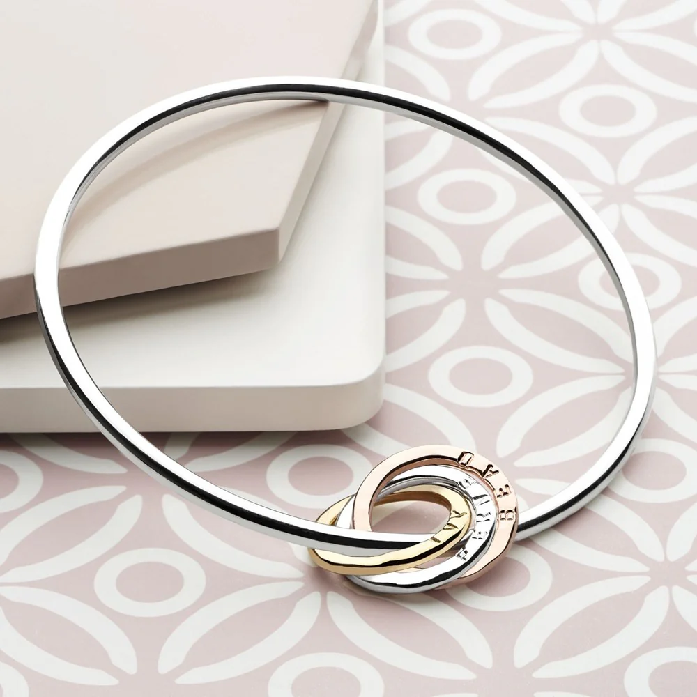 Tri-Colour Personalised Name Bangle - Image 2