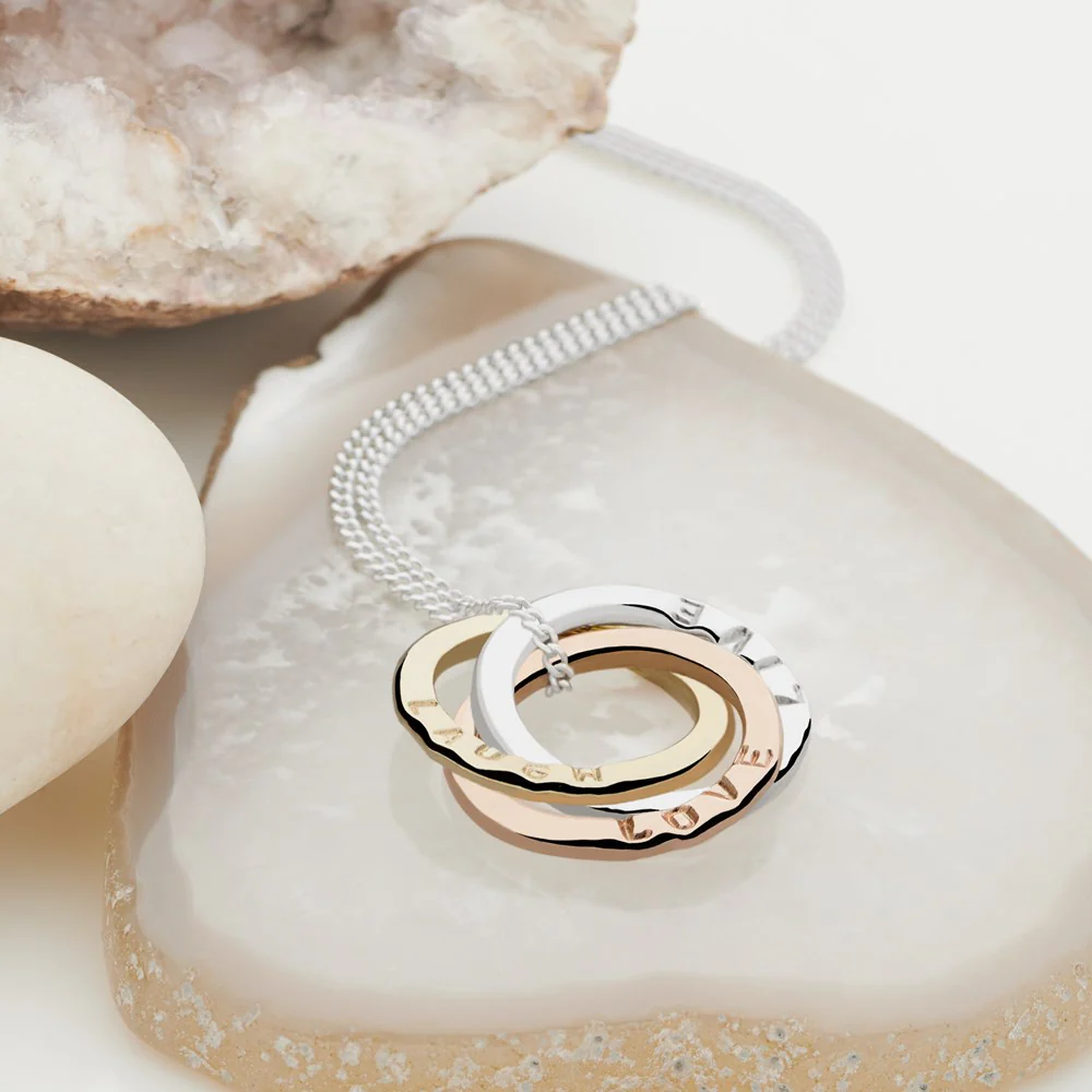Tri-Colour Personalised Pendant - Image 2