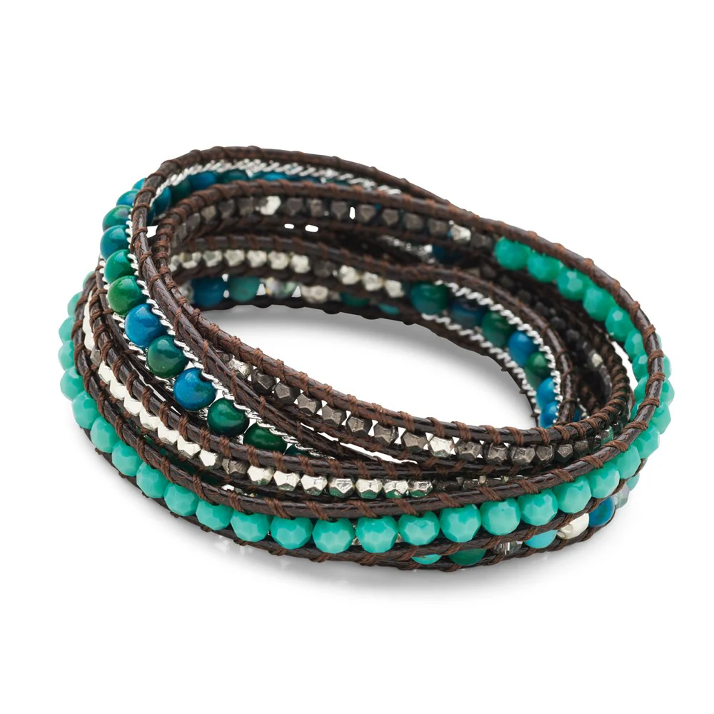 Tropical Lagoon Wrap Bracelet