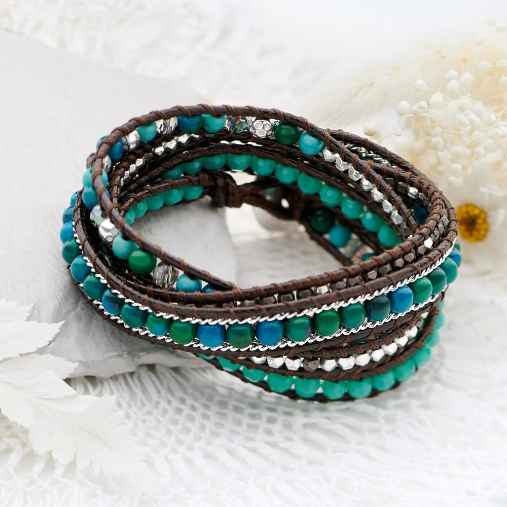 Tropical Lagoon Wrap Bracelet - Image 3