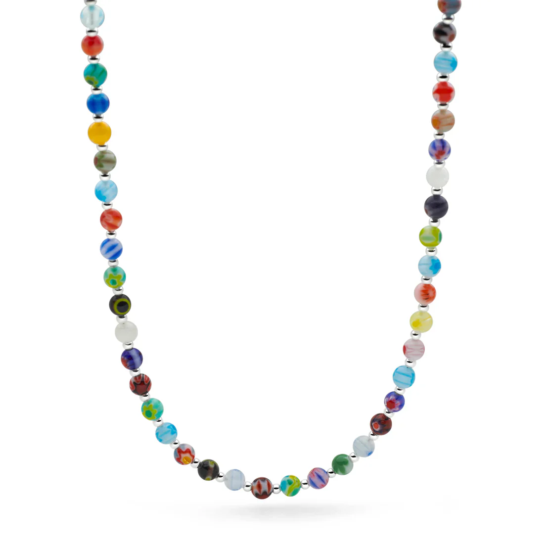 Venetian Glass Rainbow Necklace - Image 4