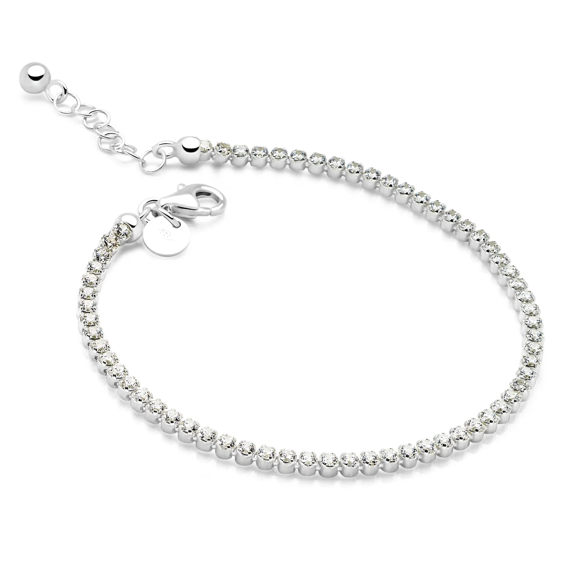 White Tennis Bracelet